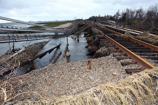 Milliardenschäden nach Wirbelsturm "Sandy"