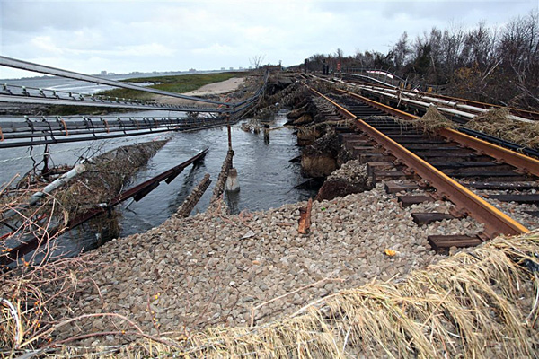 Milliardenschäden nach Wirbelsturm "Sandy"