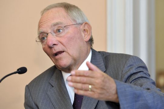 Schäuble fordert mehr Europa
