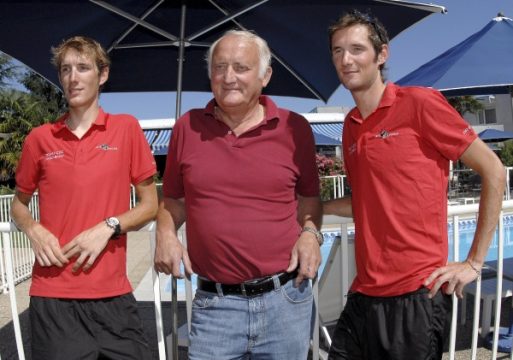 Johnny Schleck mit seinen Söhnen Fränk und Andy (Bild von 2008)