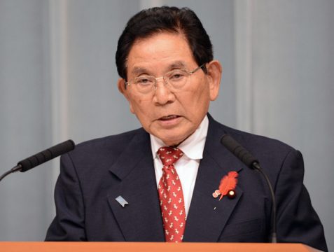 Japans Justizminister Keishu Tanaka