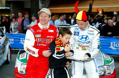 Bruno Thiry mit Freddy Loix (Catalunya Rallye, 26.8.2002)