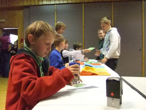 "Wahlbüro" an der Bischöflichen Schule in St. Vith