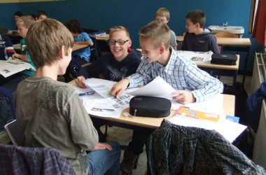 Schüler der Bischöflichen Schule in St. Vith beschäftigen sich mit Demokratie