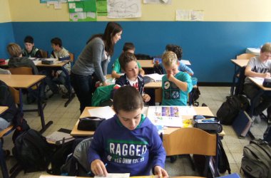 Schüler der Bischöflichen Schule in St. Vith beschäftigen sich mit Demokratie