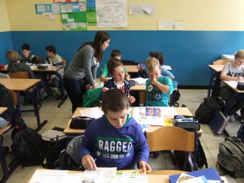 Schüler der Bischöflichen Schule in St. Vith beschäftigen sich mit Demokratie