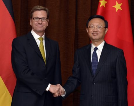 Guido Westerwelle und Yang Jiechi
