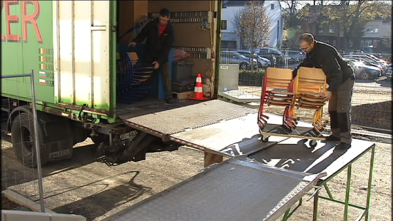 Umzug am Kgl. Athenäum Eupen