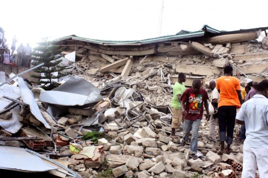 Ghana: Einkaufszentrum in Accra eingestürzt