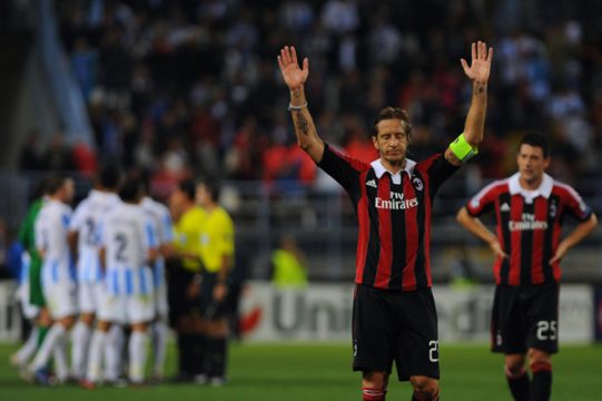 Mailand-Kapitän Massimo Ambrosini nach der Niederlage in Malaga (24.10.)