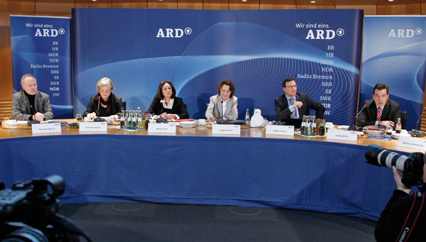 ARD-Pressekonferenz im Anschluss an die Sitzung der Intendanten sowie die Hauptversammlung am Mittwoch in Köln