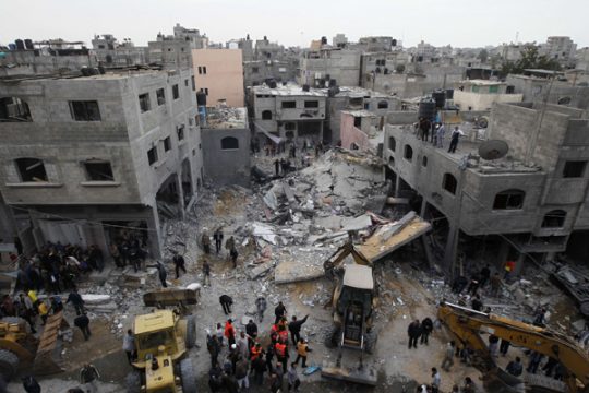Mehrere Ziele in Gaza-Stadt getroffen