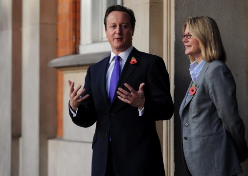 David Cameron und Justine Greening