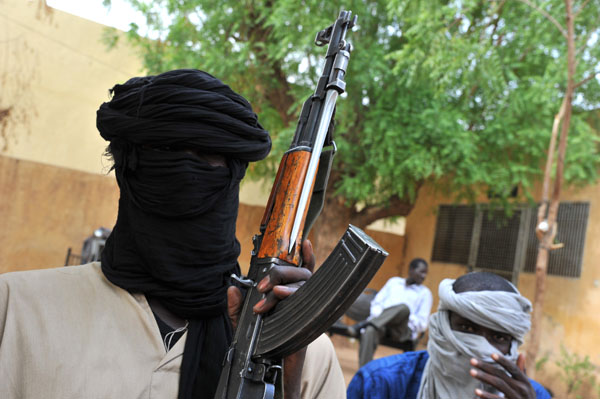 Ein islamistischer Kämpfer in Mali