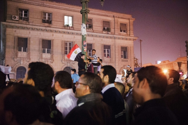 Unterstützer von Präsident Mursi in Kairo