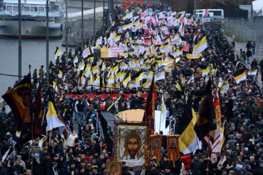 "Russischer Marsch" in Moskau