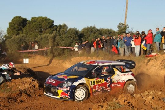 Thierry Neuville bei der Rallye Spanien