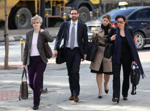 Mary McCarthy, Matteo Duiella, Daphne Momferatou and Datka Funke von der Troika in Nikosia