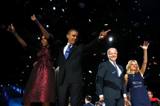 Obama nach seinem Wahlsieg