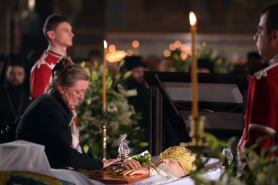 Orthodoxe in Sofia verabschieden sich von ihrem Patriarchen Maksim