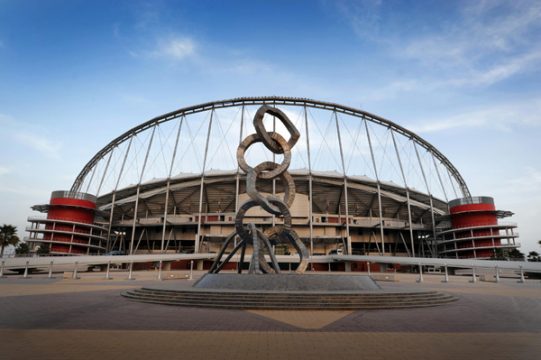 Khalifa Sportstadion in der "Aspire Zone" in Doha, Katar