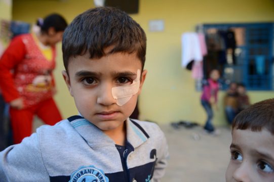 Flüchtlinge in der türkischen Grenzstadt Ceylanpinar