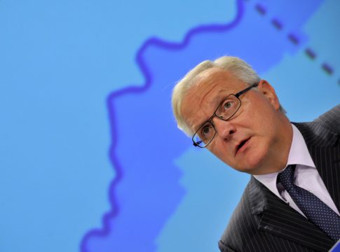 EU-Wirtschaftskommissar Olli Rehn in Brüssel