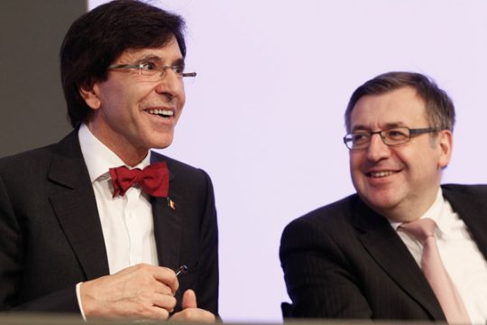 Geschafft: Premier Di Rupo und Vizepremier Vanackere