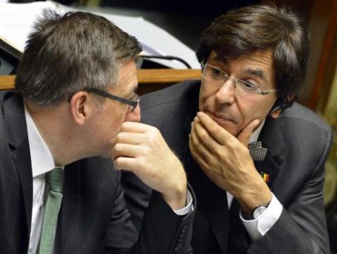 Premierminister Di Rupo und Finanzminister Vanackere