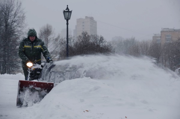Wintereinbruch in Russland