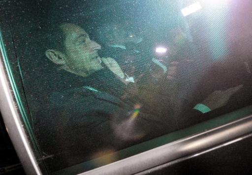 Nicolas Sarkozy nach seiner Vernehmung