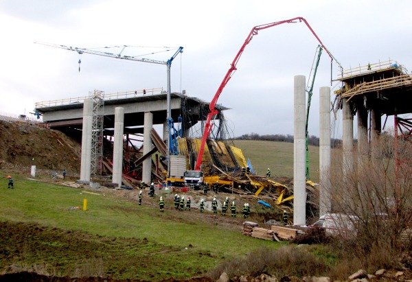 Brückeneinsturz in der Slowakei