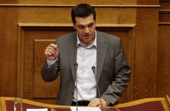 Alexis Tsipras, Vorsitzender des Bündnisses der Radikalen Linken (Syriza)