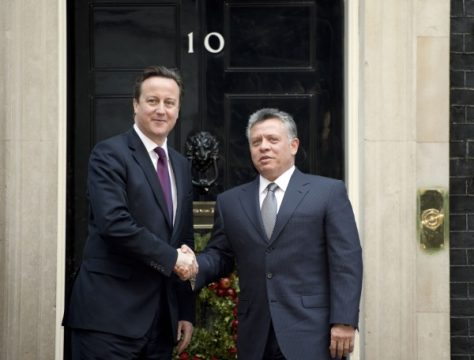 David Cameron und der jordanische König Abdullah II.