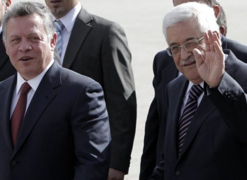 Jordaniens König Abdullah II. und der palästinensische Präsident Mahmud Abbas