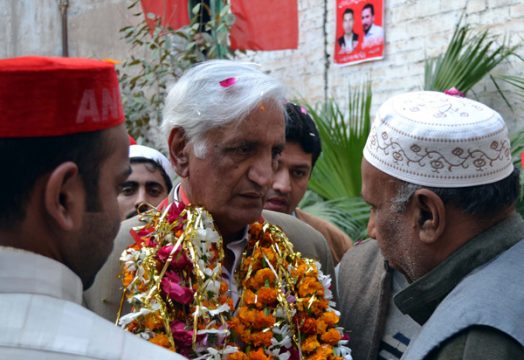 Bashir Ahmad Bilour kurz vor dem Attentat