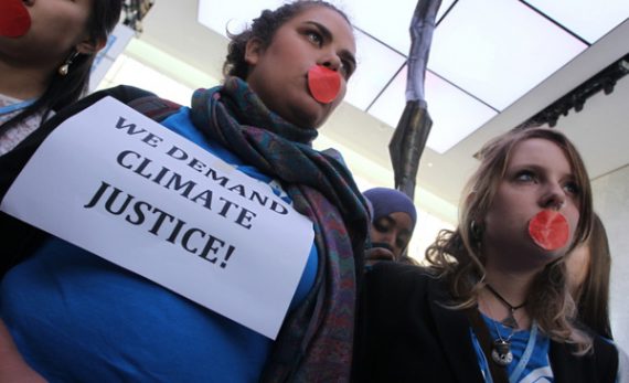 "Wir verlangen Klima-Gerechtigkeit"