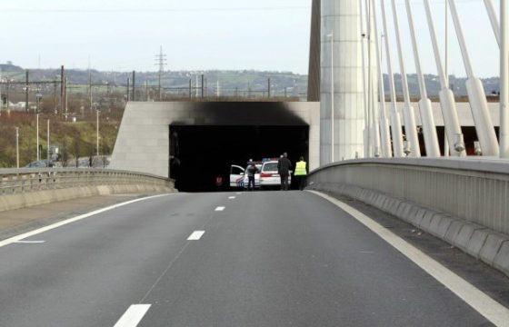 Der Tunnel von Cointe (Bild vom 3. Februar 2004)