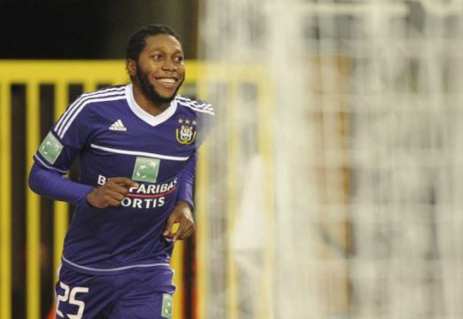 Anderlechts zweifacher Torschütze Dieumercis Mbokani