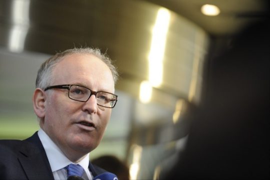 Der niederländische Außenminister Frans Timmermans