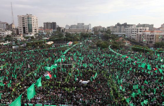 Zehntausende strömen zur Hamas-Feier ins Zentrum von Gaza-Stadt