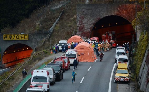 Tunnelunglück bei Tokio