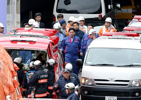 Der Tunneleinsturz in Japan fordert neun Todesopfer