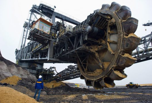 Braunkohle-Mine in Welzow, Brandenburg