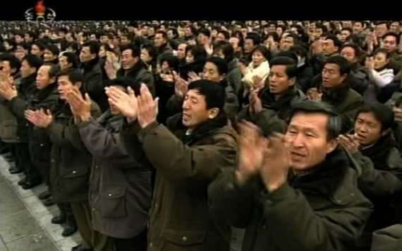 Nordkorea feiert Raketentest mit Großkundgebung