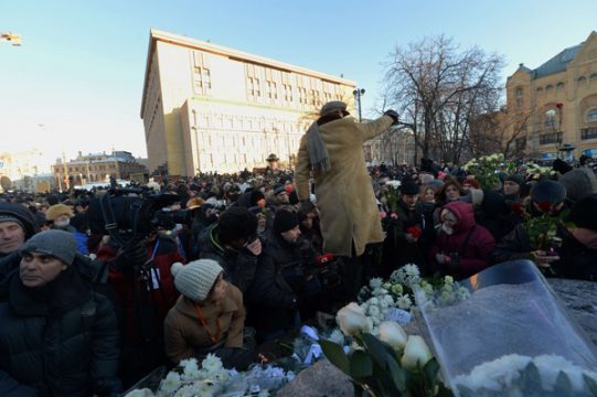Anti-Putin-Demonstration in Moskau