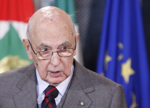 Italiens Staatspräsident Giorgio Napolitano
