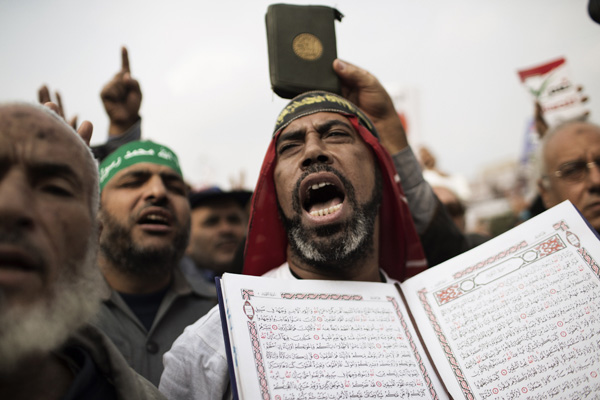 Unterstützer von Präsident Mursi demonstrieren in Kairo