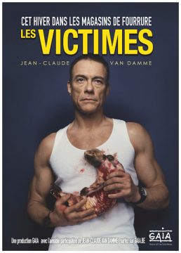 Jean-Claude Van Damme macht Werbung gegen Pelzmäntel