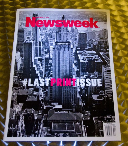 Die letzte Ausgabe der "Newsweek"